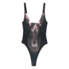 Jean Paul Gaultier Body-print Swimsuit In Multi