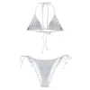 Jean Paul Gaultier Striped Bikini In Multicolor