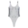 Jean Paul Gaultier Pinstripe Body Morphing Swimsuit In Multicolor