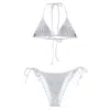 Jean Paul Gaultier Striped Bikini In Multicolor