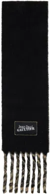 Jean Paul Gaultier Beige & Black Alpaca Scarf