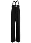 Jean Paul Gaultier Wool Tailored Overall With Suspender Clothing In Black