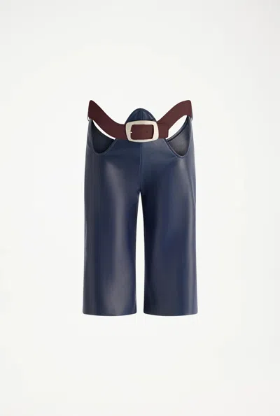 Jean Paul Gaultier Bermuda Shorts With Front Details In Multi