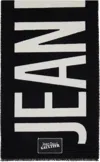 Jean Paul Gaultier Black & Off-white 'the ' Scarf In 0001-black/white