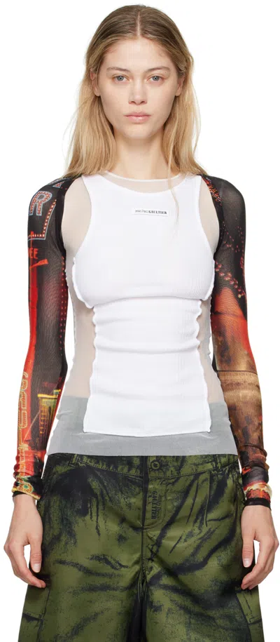 Jean Paul Gaultier Black & Red 'the Pigalle' Sleeves In 00301550-black/red/o