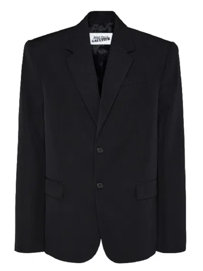 Jean Paul Gaultier Black Corset Detail Tailored Blazer