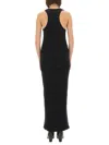 Jean Paul Gaultier Black Cotton Dresses In Black