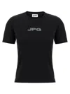 Jean Paul Gaultier The Black Jpg Baby Tee T-shirt Black