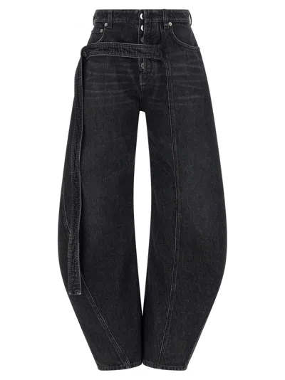 JEAN PAUL GAULTIER BLACK LOW WAIST JEANS