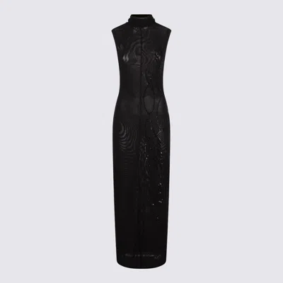 JEAN PAUL GAULTIER BLACK MAXI DRESS