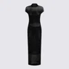Jean Paul Gaultier Black Maxi Dress In Black