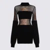Jean Paul Gaultier Knee Length Dress Fitted Silhouette In Black