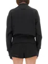 Jean Paul Gaultier Knitwear With Long Sleeves And Mock Neck In Black