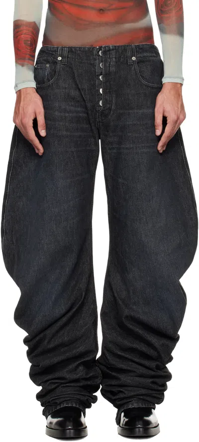 Jean Paul Gaultier Black Oversize Fit Jeans
