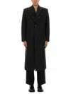 Jean Paul Gaultier Black Polyamide Trench Coats In Black