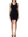 Jean Paul Gaultier Dress With Garter Detail In Black