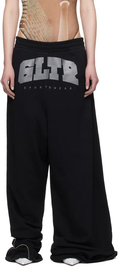 Jean Paul Gaultier Black Shayne Oliver Edition Lounge Trousers In 00 Black