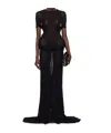 Jean Paul Gaultier Black Shayne Oliver Edition Maxi Dress In Black