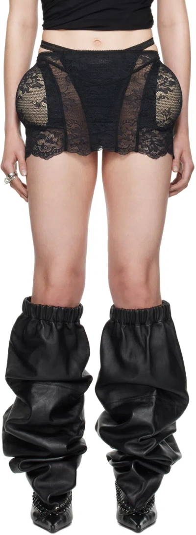 Jean Paul Gaultier Black Shayne Oliver Edition Miniskirt In 00 Black