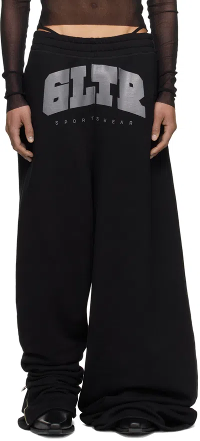 Jean Paul Gaultier Black Shayne Oliver Edition Sweatpants In 00-black