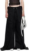 Jean Paul Gaultier Black Shayne Oliver Edition 'the Wrap' Trousers In 00 Black