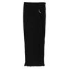 Jean Paul Gaultier Womens Black Piercing Asymmetric Jersey Midi Skirt In Black