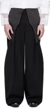 Jean Paul Gaultier The Bodysuit Suit Pants In Black
