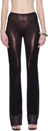 Jean Paul Gaultier Black 'the Bronze Body Dust' Lounge Pants In Multi