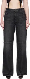 Jean Paul Gaultier Black 'the Cut-out' Jeans