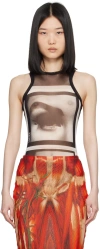 Jean Paul Gaultier Sleeveless Jumpsuit In Multi