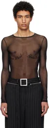 Jean Paul Gaultier Black 'the ' Long Sleeve T-shirt In 00-black
