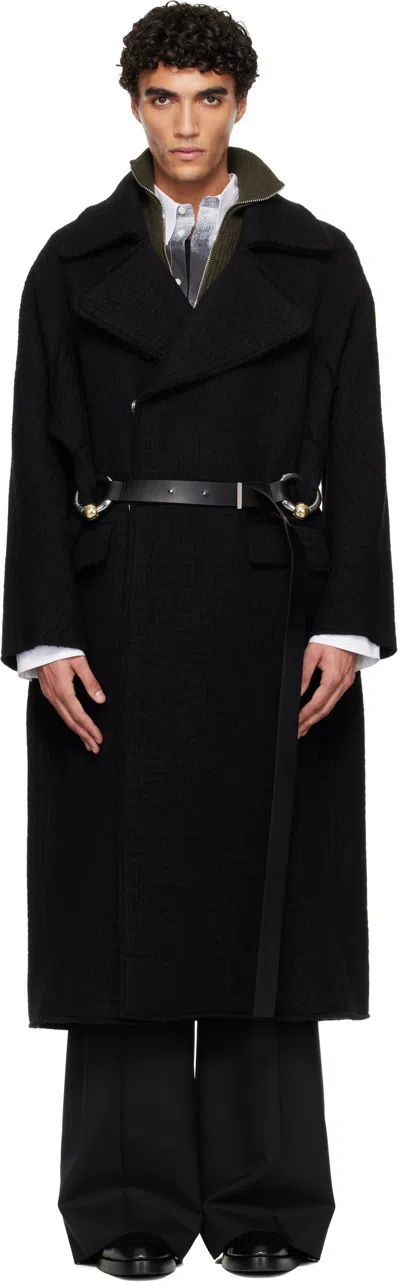Jean Paul Gaultier Black 'the Long Gaultier' Coat