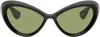 Jean Paul Gaultier Black 'the Parisian Cat' Sunglasses