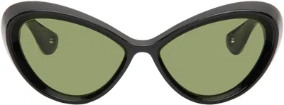 Jean Paul Gaultier Black 'the Parisian Cat' Sunglasses