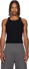 Jean Paul Gaultier Black 'the Piercing' Tank Top In Black