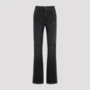 Jean Paul Gaultier Jeans With Padded Inlays And Lace-up In Black