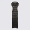 Jean Paul Gaultier Black Viscose Maxi Dress