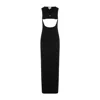 Jean Paul Gaultier Madonna Inspired Long Dress In Black