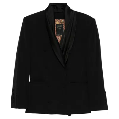 Pre-owned Jean Paul Gaultier Black Wool Blazer