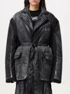 Jean Paul Gaultier Trompe-l'oeil Padded Jacket In Schwarz