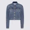Jean Paul Gaultier Casual Jacket Collared Long Sleeves Chest Pockets In Blue