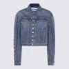 Jean Paul Gaultier Casual Jacket Collared Long Sleeves Chest Pockets In Blue