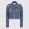 Jean Paul Gaultier Casual Jacket Collared Long Sleeves Chest Pockets In Blue