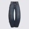 Jean Paul Gaultier Relaxed-fit Low-rise Jeans With Unique Side Zipper In Blue