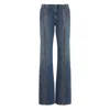 Jean Paul Gaultier Front Zip Trousers Featuring Pockets In Blue
