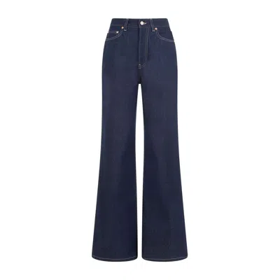 Jean Paul Gaultier Blue Denim Pants For Women