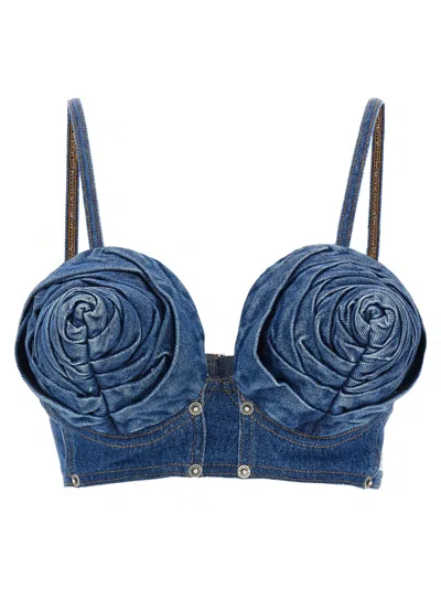 Jean Paul Gaultier Blue Denim Top