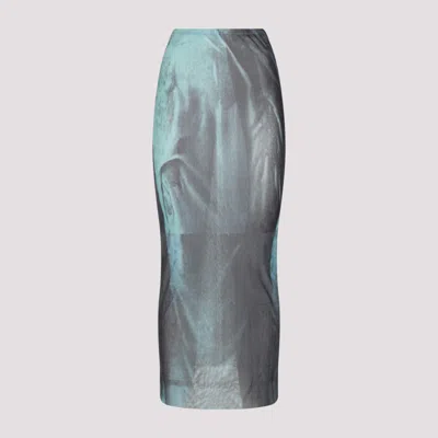 JEAN PAUL GAULTIER BLUE LONG SKIRT