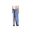 Jean Paul Gaultier Printed Cotton Beach Cover-up In Blue