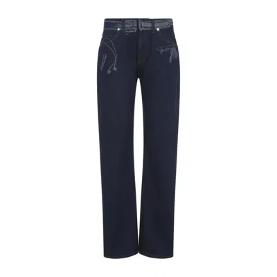 Jean Paul Gaultier Blue Straight-leg Jeans